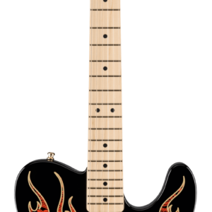 Fender James Burton Telecaster With Case - Red Paisley Flames