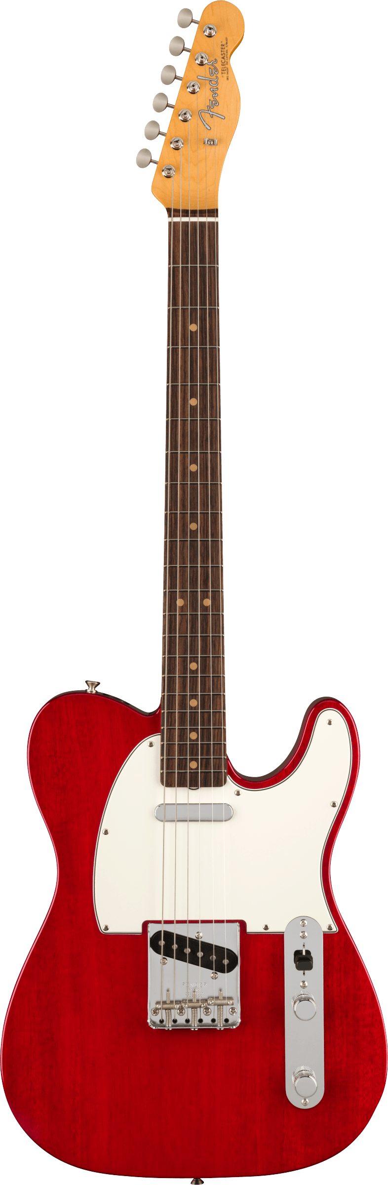 Fender American Vintage II 1963 Telecaster With Case - Crimson Red Transparent