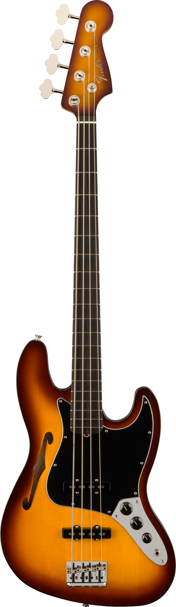 Fender Limited Edition Suona Jazz Bass Thinline With DLX Blonde Hardshell Case - Violin Burst