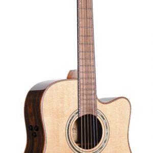 Teton STS160ZICENT Dreadnought Acoustic Guitar - Solid Spruce Top - Ziricote Back & Sides
