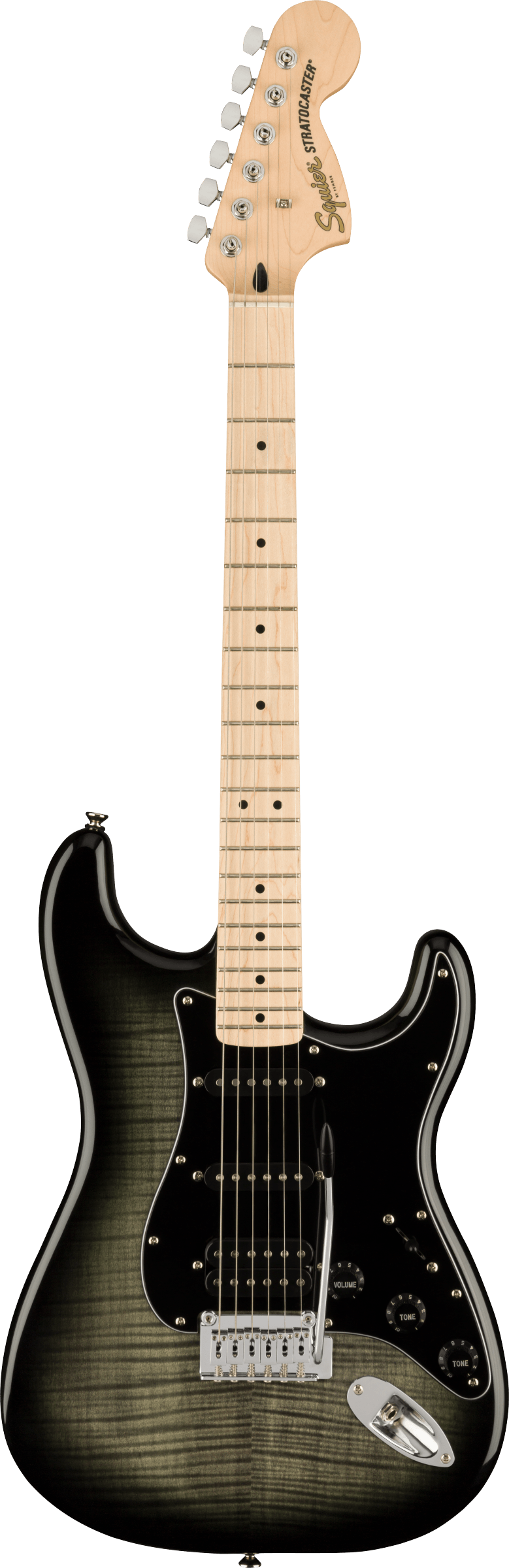 Squier Affinity Series Stratocaster FMT HSS - Black Burst