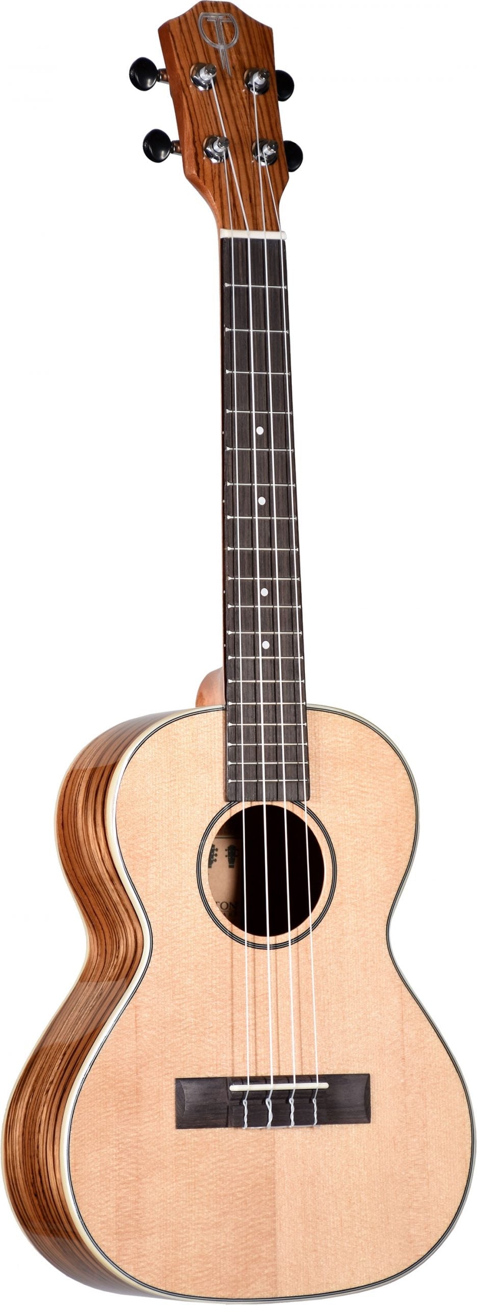 Teton TT160ZWG Tenor Ukulele With Zebra Wood Back & Sides