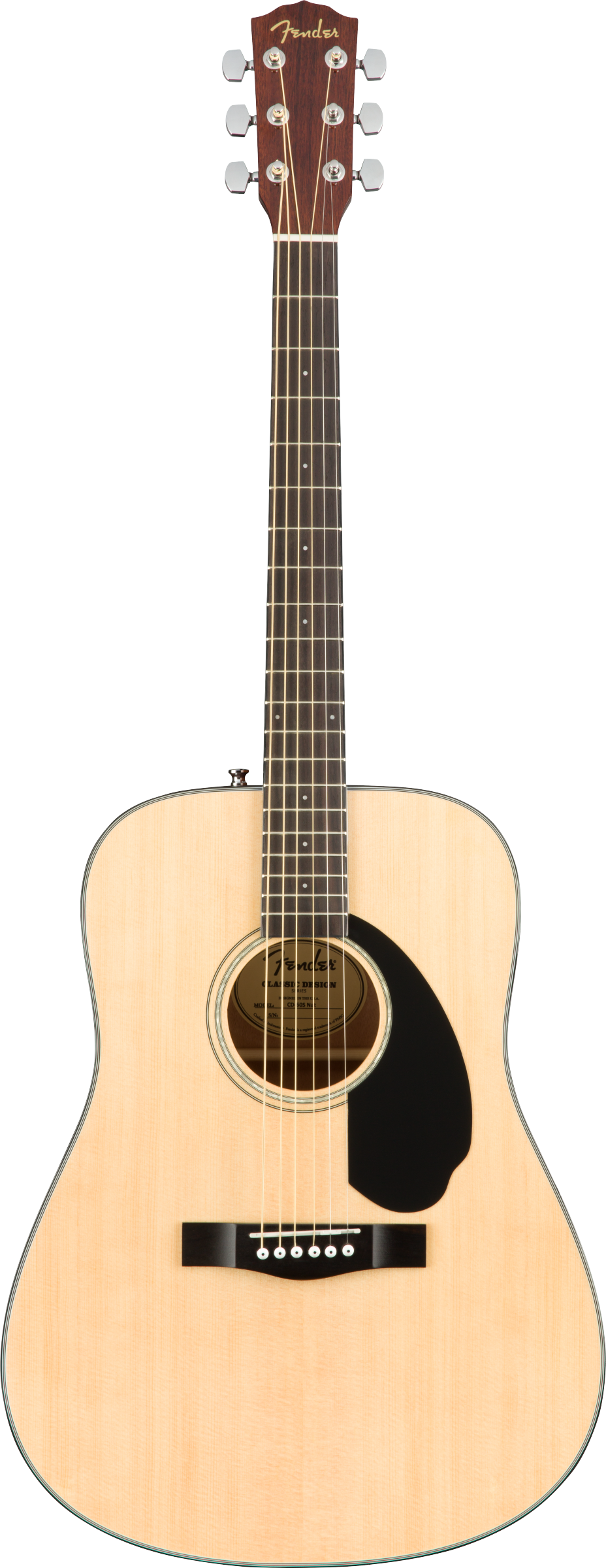 Fender CD-60S Dreadnaught Pack V2 With Gig Bag, Natural