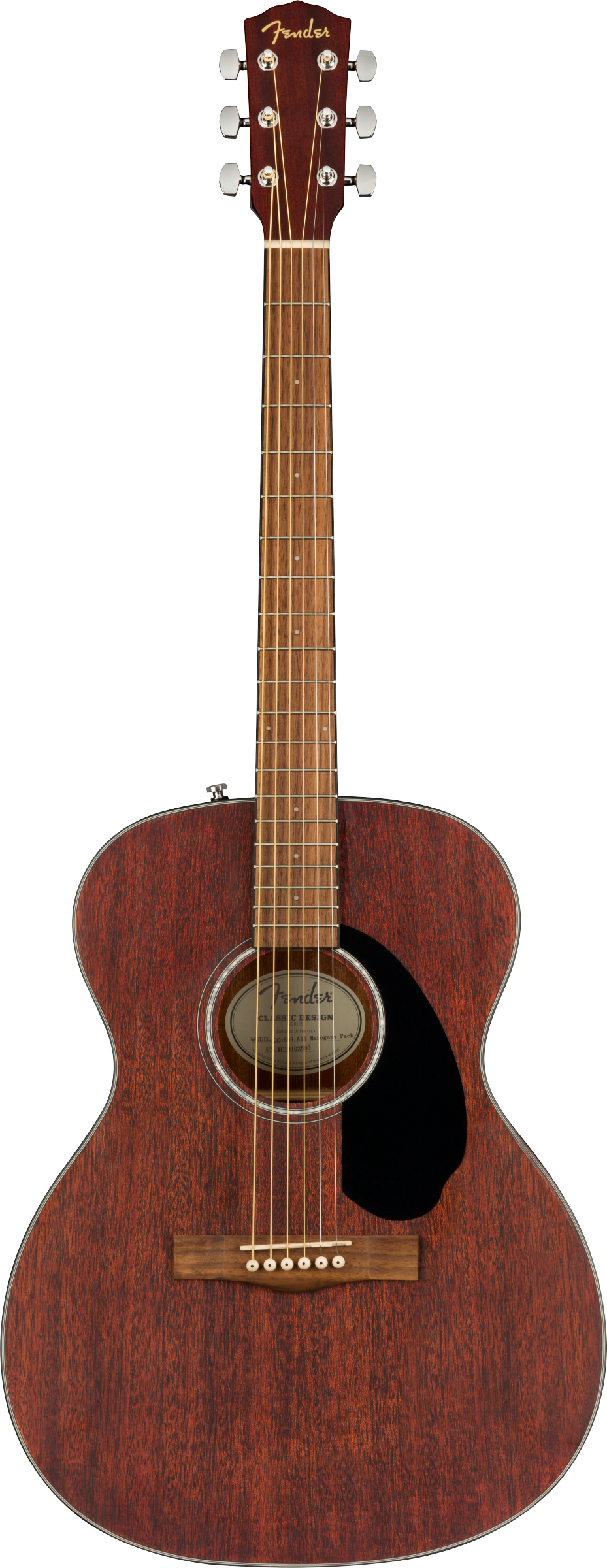 Fender CC-60S Concert Pack V2 With Gig Bag, All-Mahogany