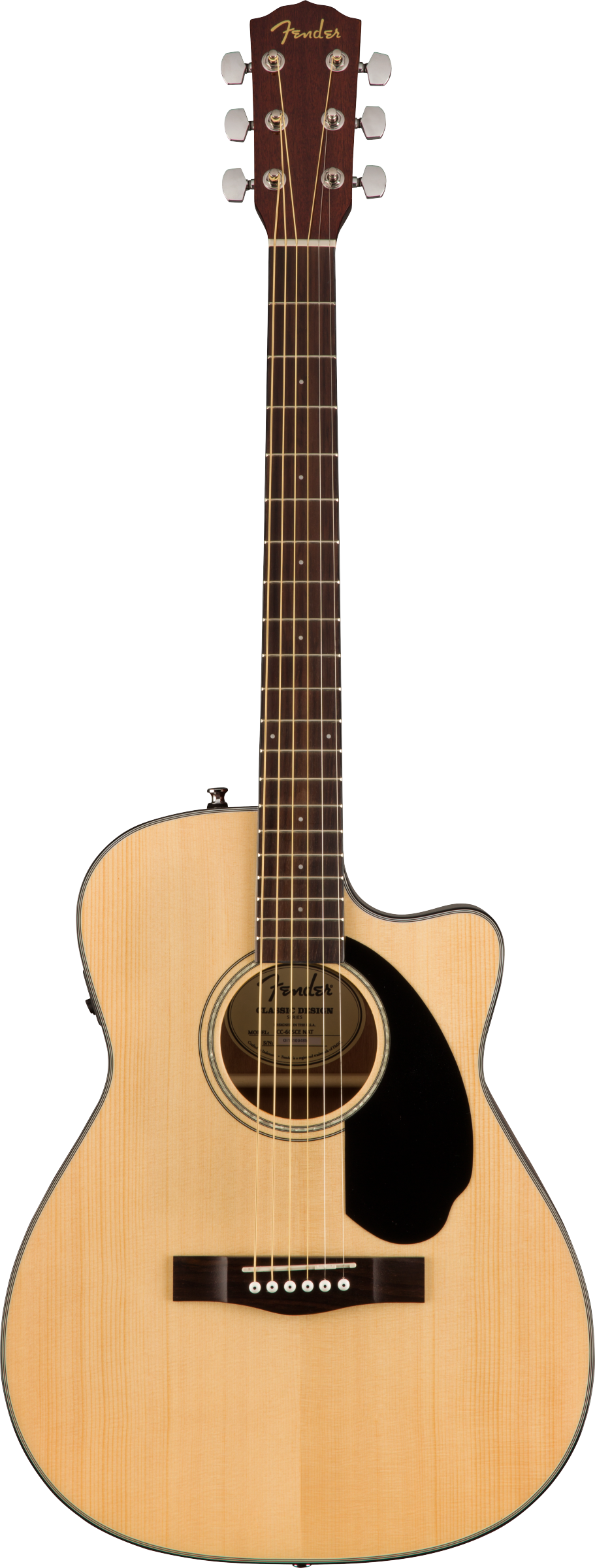 Fender CC-60SCE Concert, Walnut Fingerboard, Natural