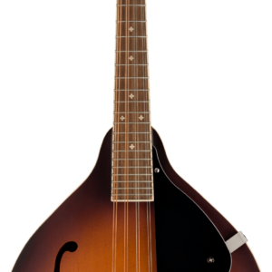 Fender PM-180E Mandolin With Gig Bag, Walnut Fingerboard, Aged Cognac Burst
