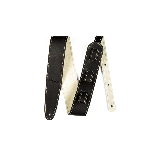 Fender Ball Glove Leather Strap, 2.5", Black