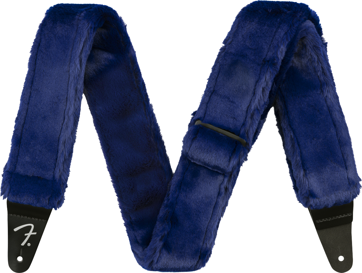 Fender Poodle Plush Strap, Blue