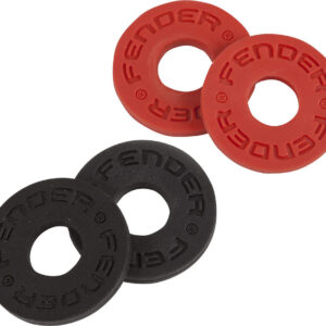 Fender Strap Blocks 4- pack, Black (2) and Red (2)