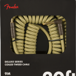 Fender Deluxe Series Tweed Coil Instrument Cable - Tweed - 30FT