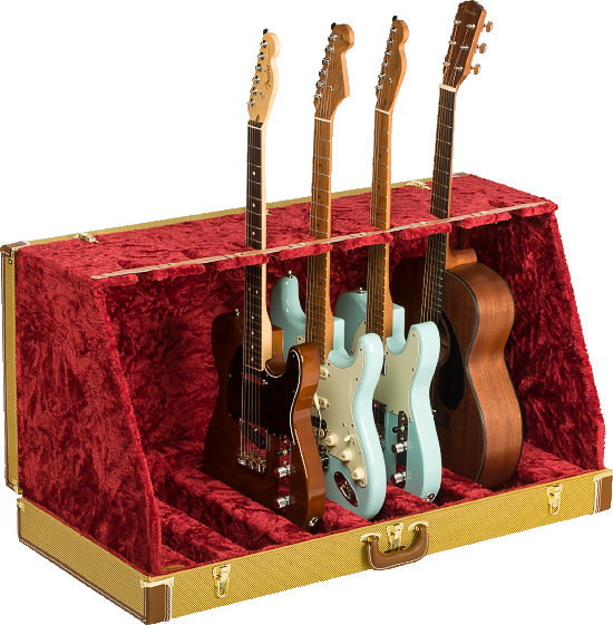 Fender Classic Series Case Stand - 7 Guitar, Tweed