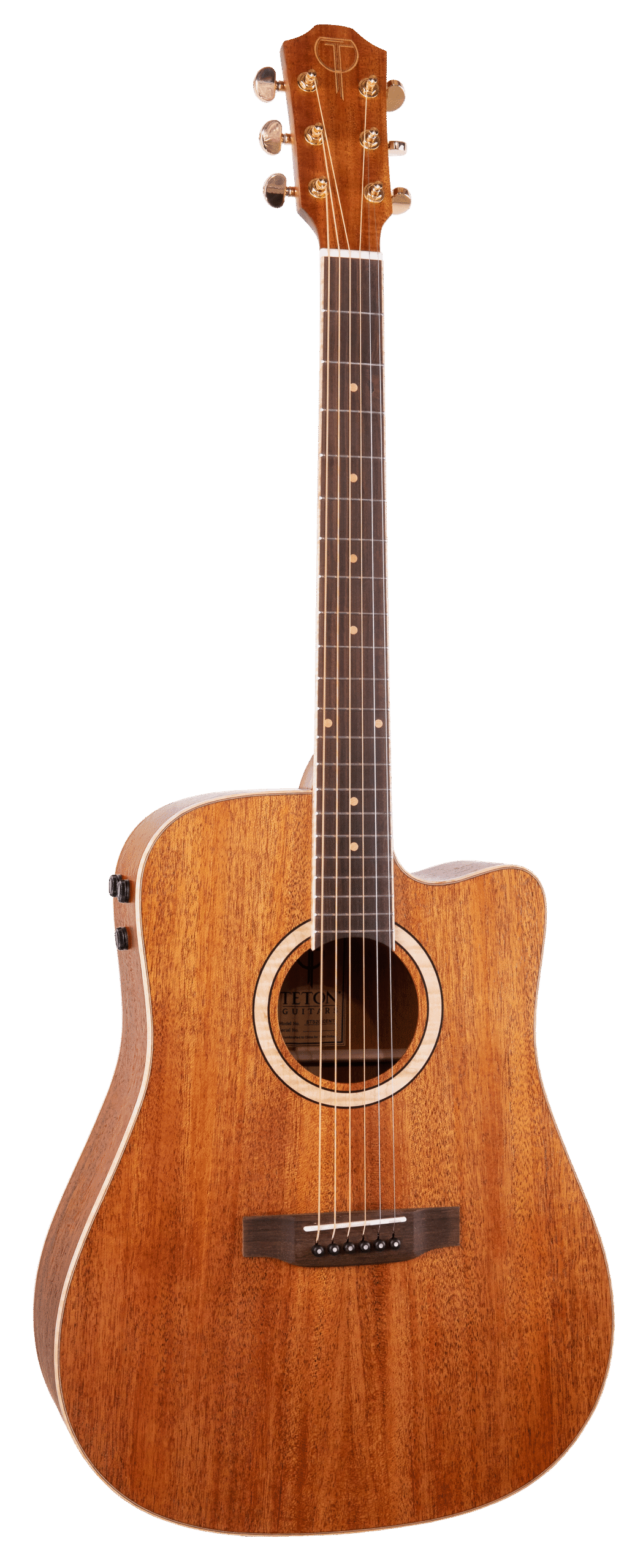 Teton STS203CENT-OP Dreadnought All-Solid Mahogany Acoustic Guitar With EQ