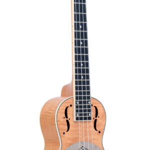 ResoMaple-Tenor: Tenor-Scale Curly Maple Resonator Ukulele with Gig Bag