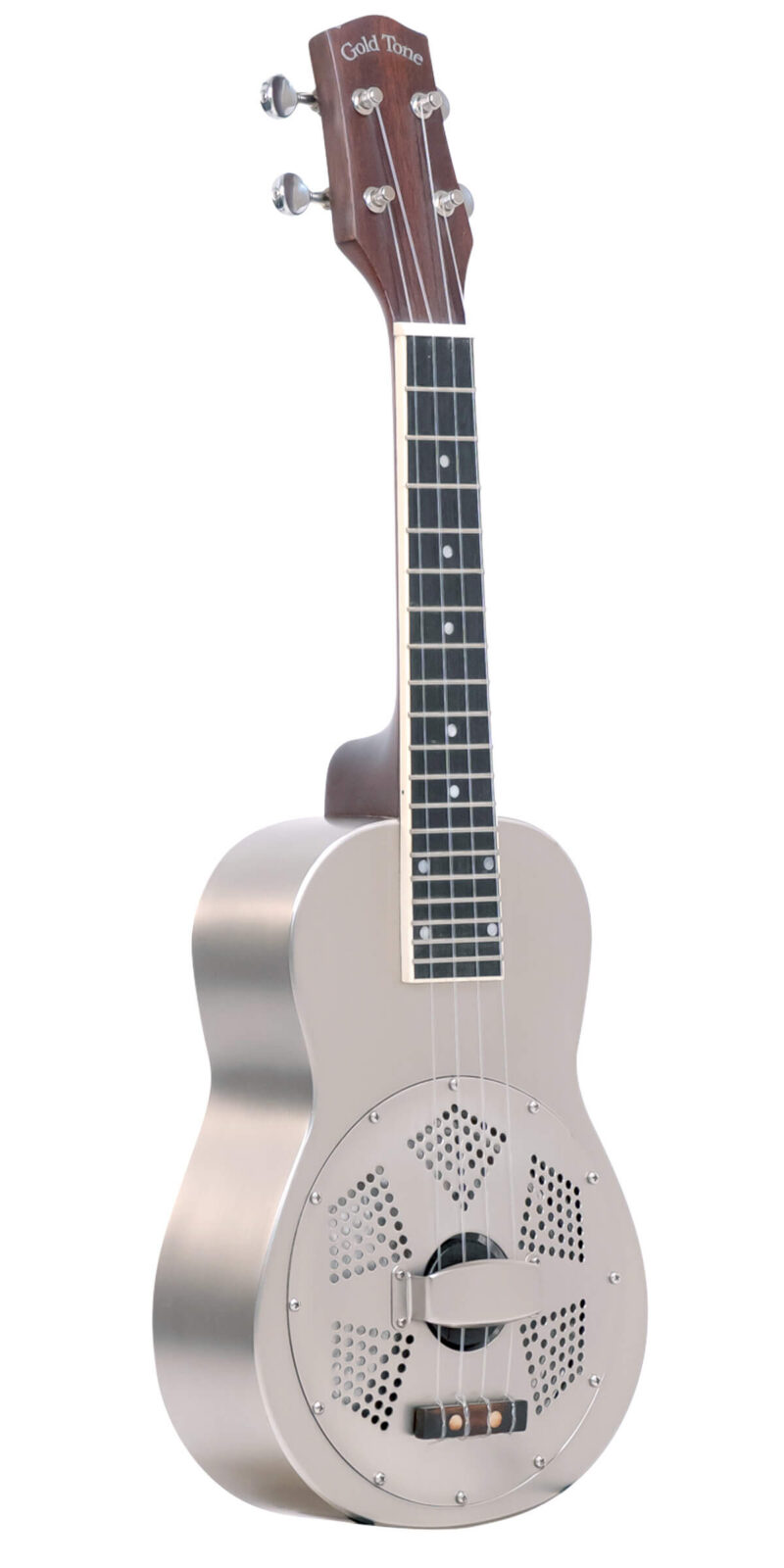 ResoUke: Concert-Scale Metal Body Resonator Ukulele with Gig Bag