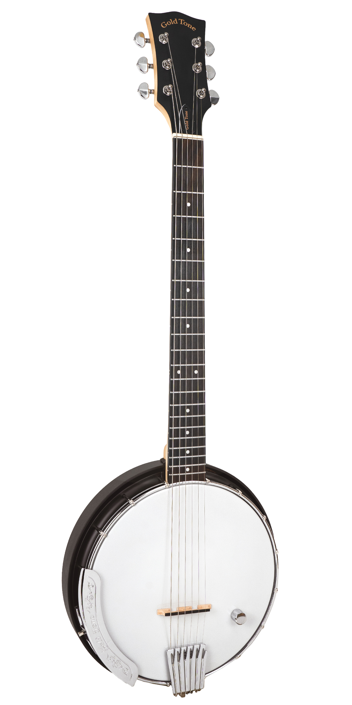 AC-6+/L: Acoustic Composite Lefty Banjitar with Pickup and Gig Bag