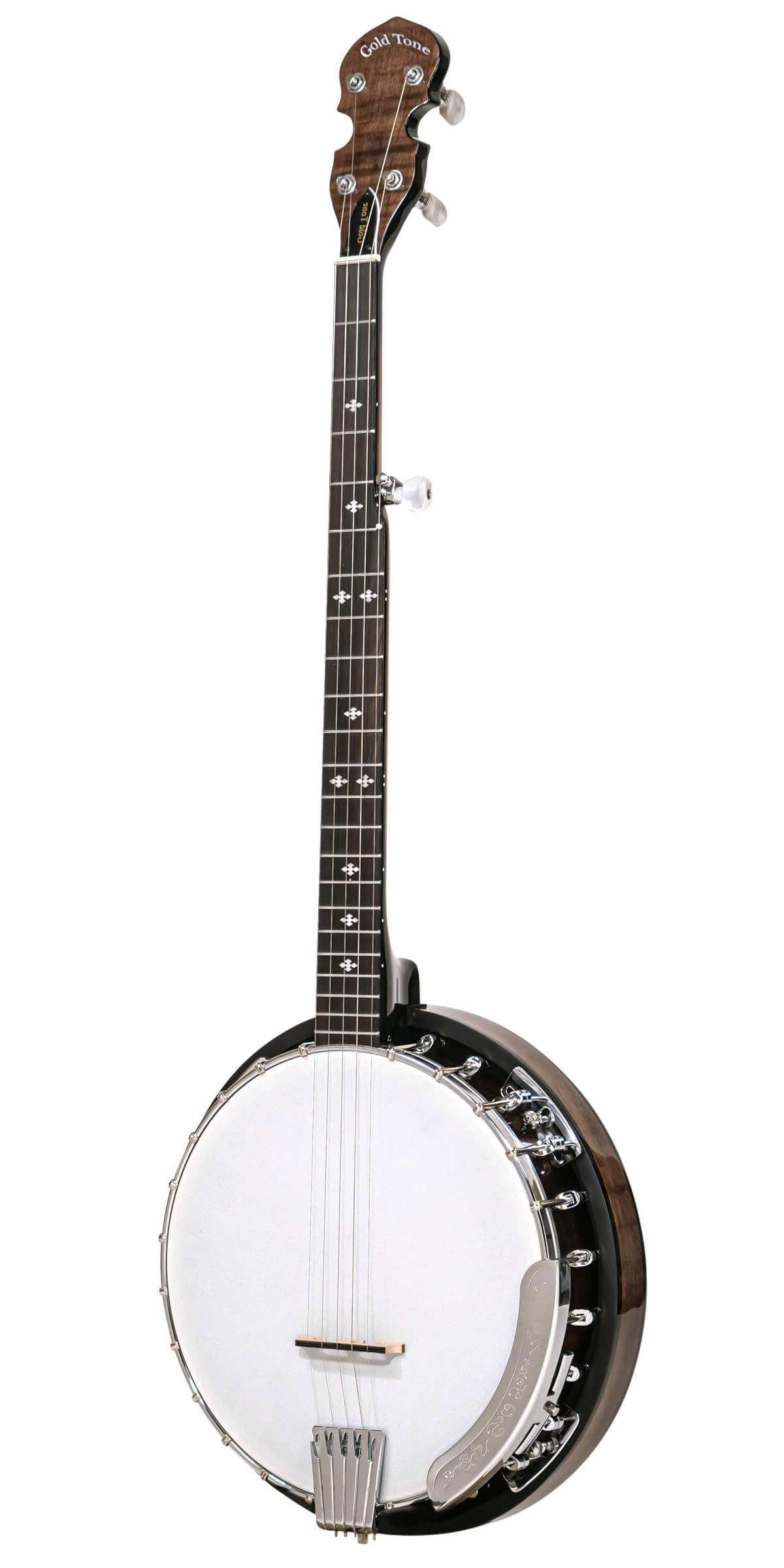 CC-100R+/L: Lefty Cripple Creek Resonator Banjo Upgraded with Pickup and Bag