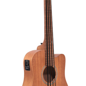 M-BassFL 23-Inch Scale Fretless Acoustic-Electric MicroBass with Gig Bag