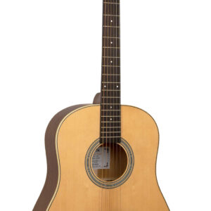 The Bell: Acoustic-Electric All Solid Wood Guitar with Bag - Satin Natural
