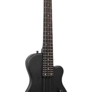 ME-Bass: 23-Inch Scale Matte Black Electric MicroBass with Gig Bag