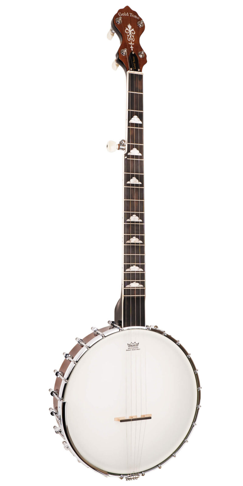 WL-250/L: Lefty White Ladye Banjo with Case
