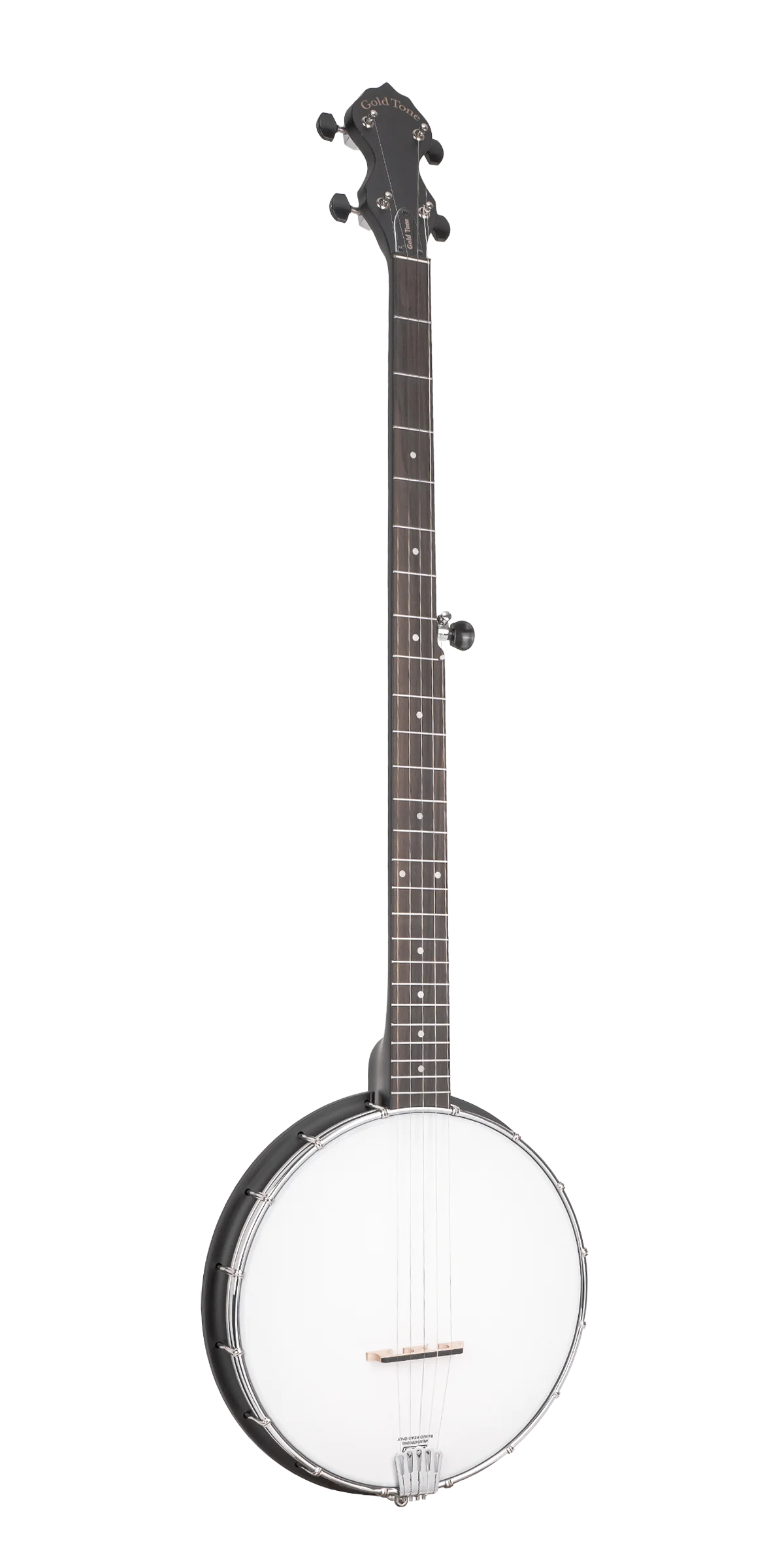 AC-1LN/L: Lefty Long Neck Acoustic Composite 5-String Open Back Banjo with Gig Bag