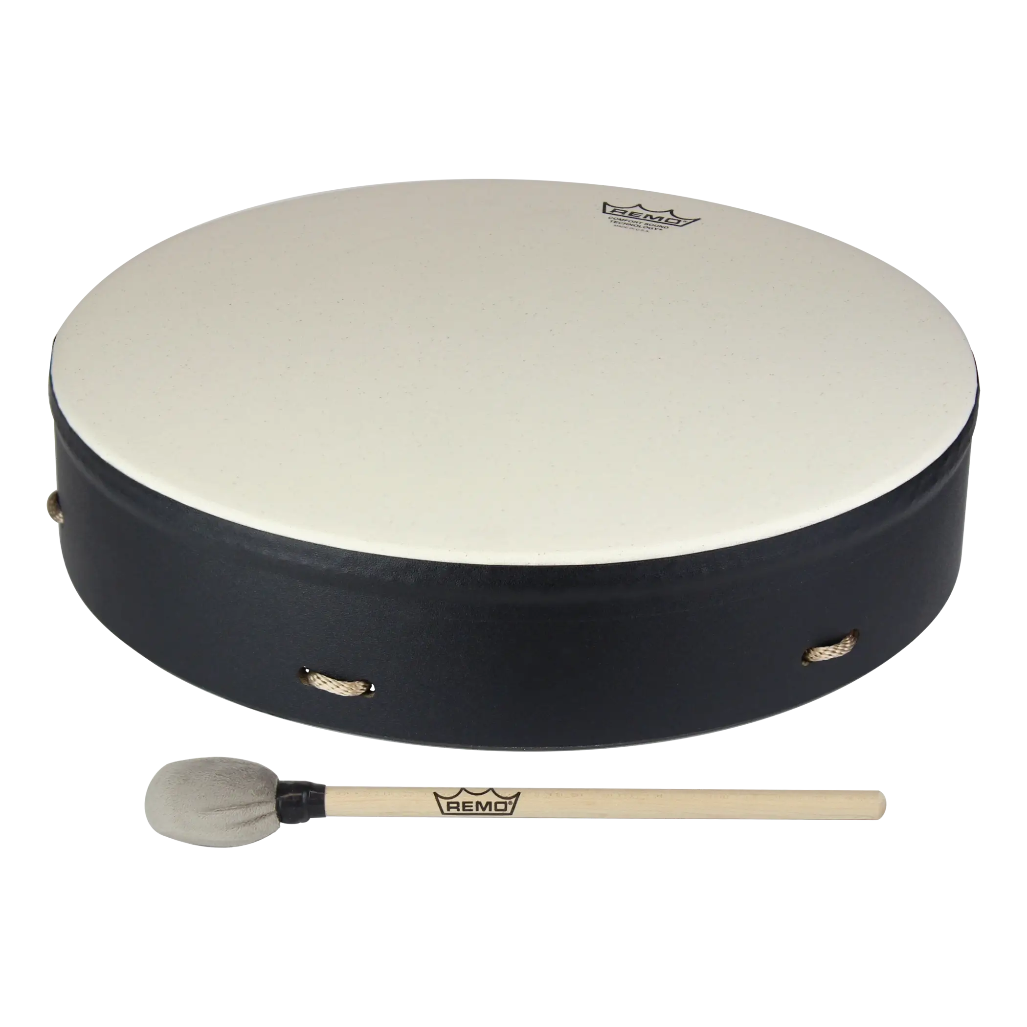 Remo Buffalo Drum - 16" with Mallet - Comfort Sound Technology