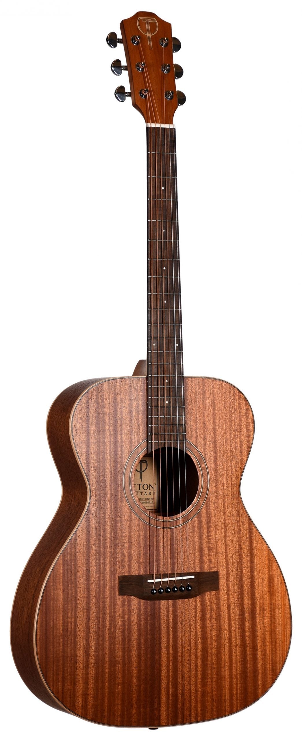 Teton STG103NT-OP Grand Concert Acoustic Guitar - All Mahogany