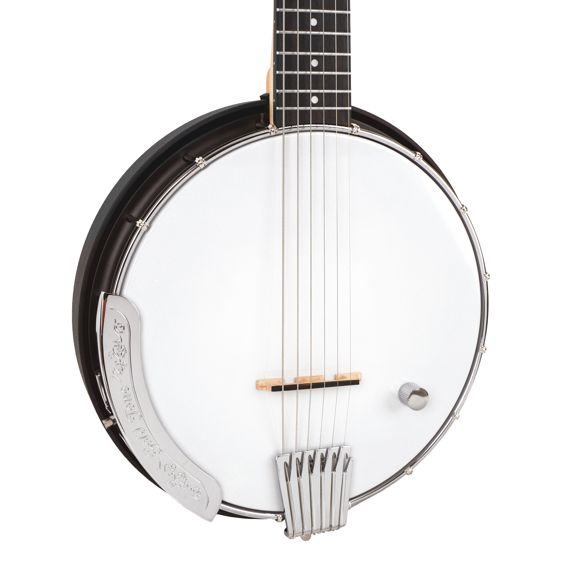 AC-6+/L: Acoustic Composite Lefty Banjitar with Pickup and Gig Bag - Image 2