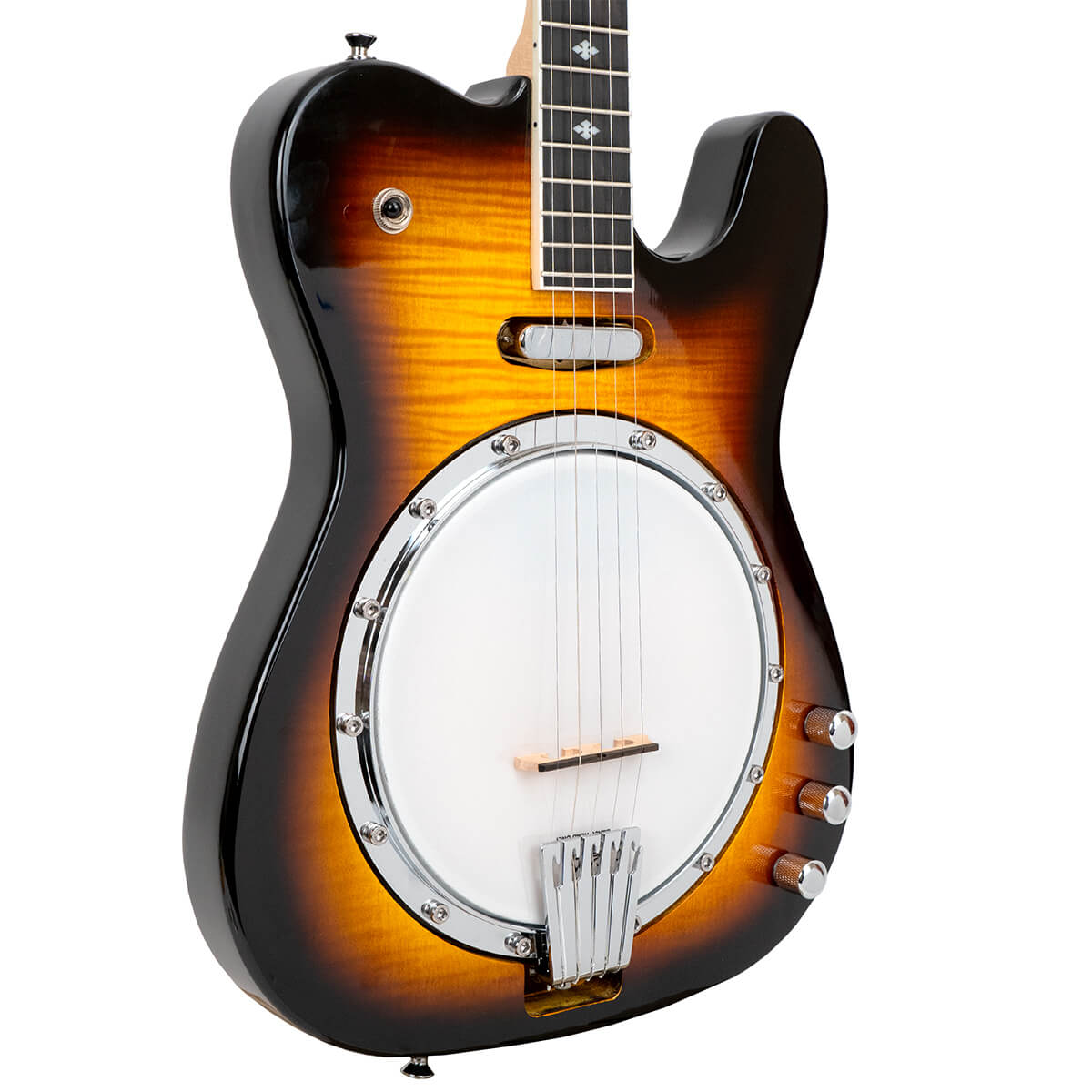 EBT: Electric 5-String Banjo with Case - Image 2
