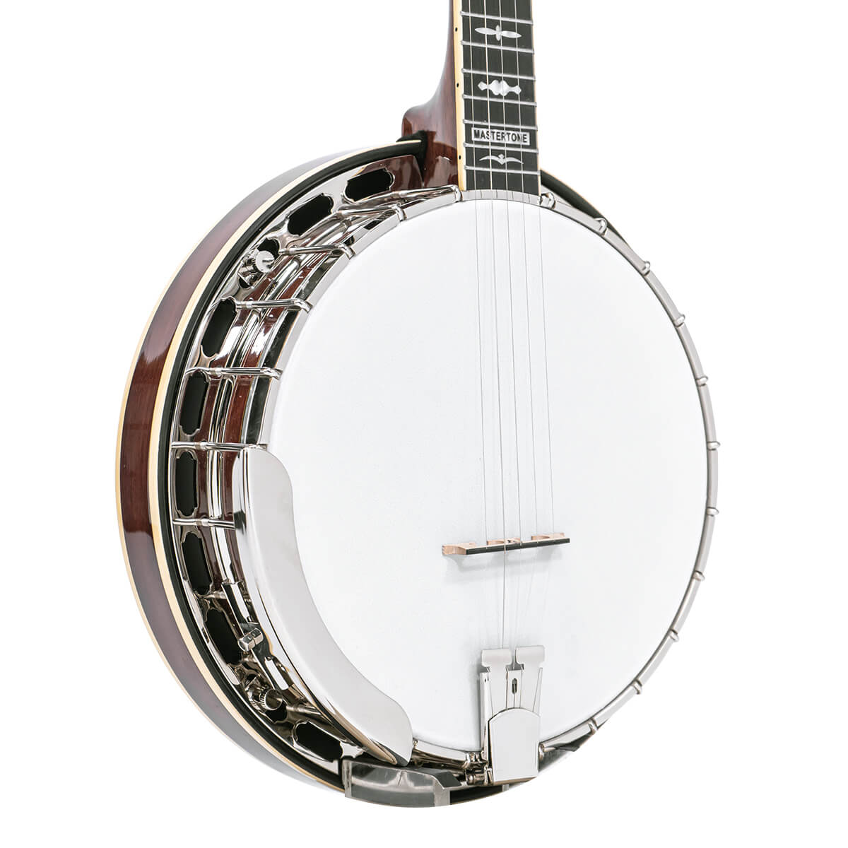 Mastertone® OB-3RF/L: Orange Blossom Resonator Radiused Left Handed Banjo with Case - Image 2