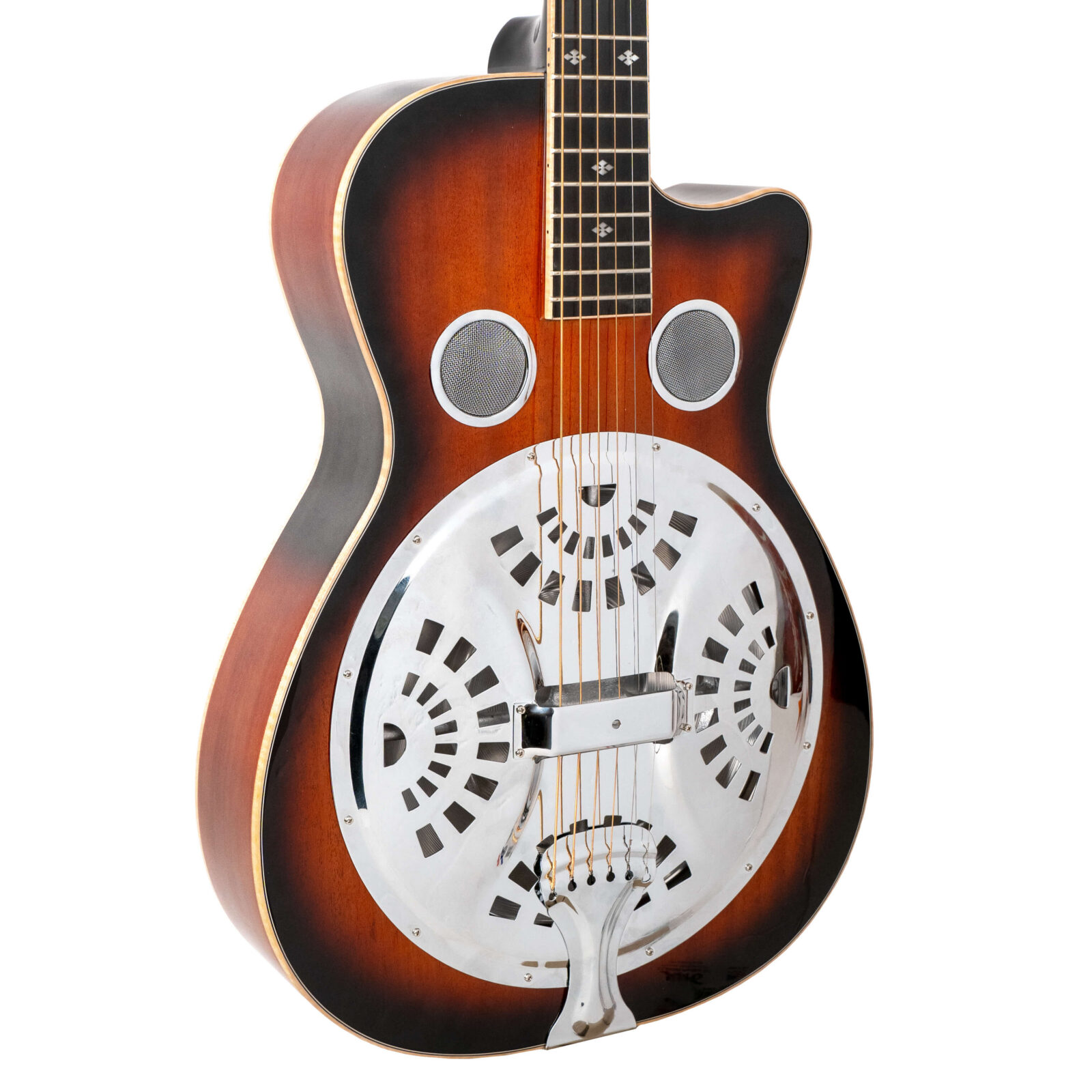 PBR-CA/L: Paul Beard Signature-Series Lefty Roundneck Resonator Guitar with Cutaway and Case - Image 2