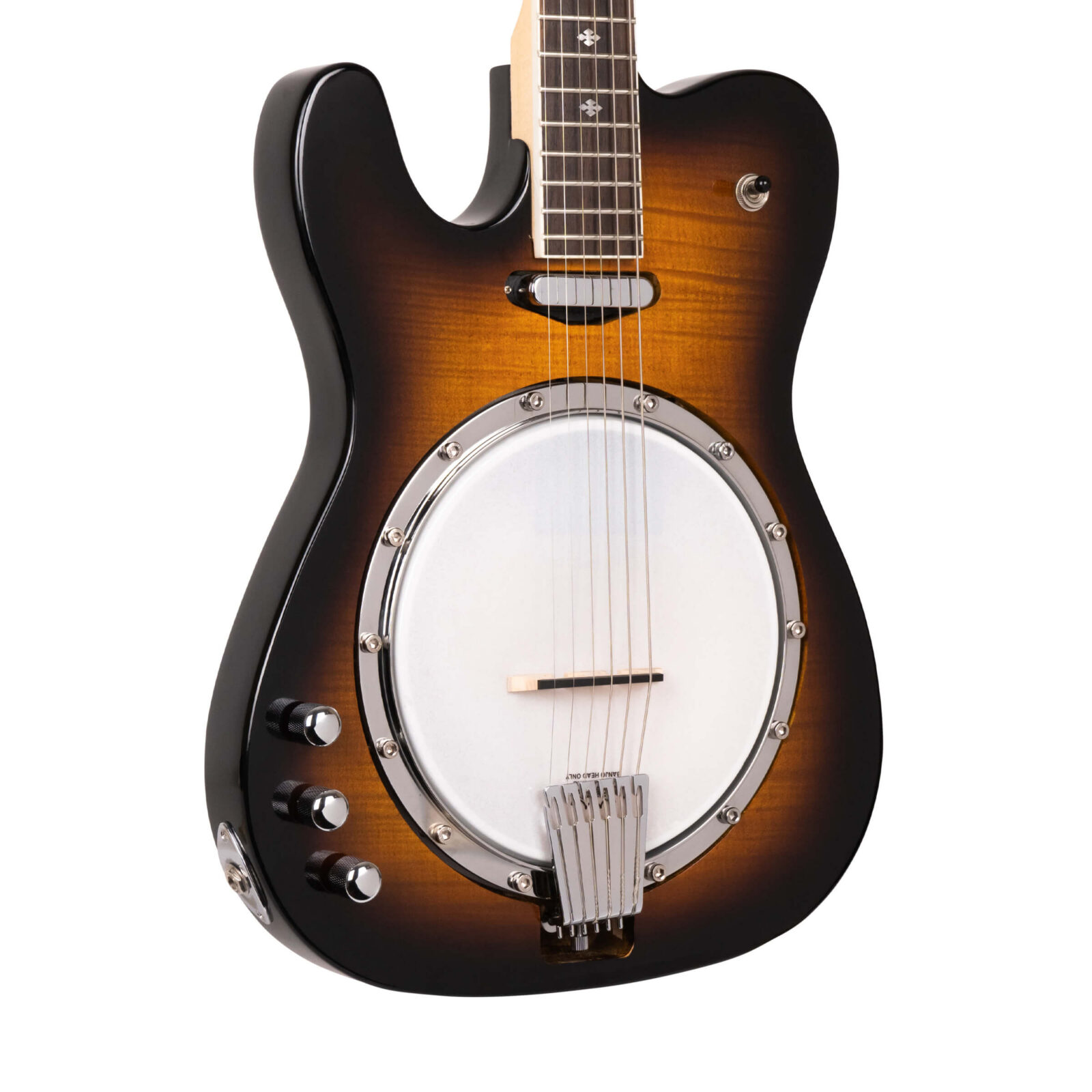 ES-Banjitar/L: Lefty Electric Banjitar with Hard Case - Image 2