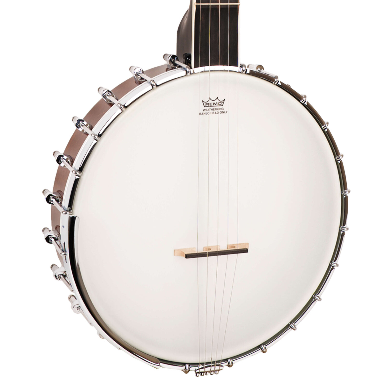 WL-250/L: Lefty White Ladye Banjo with Case - Image 2