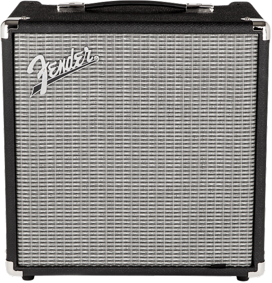 Fender Rumble 25 (V3) Bass Amp, 120V, Black/Silver