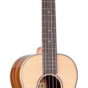 Teton TB160ZWG Baritone Ukulele With Zebra Wood Back & Sides