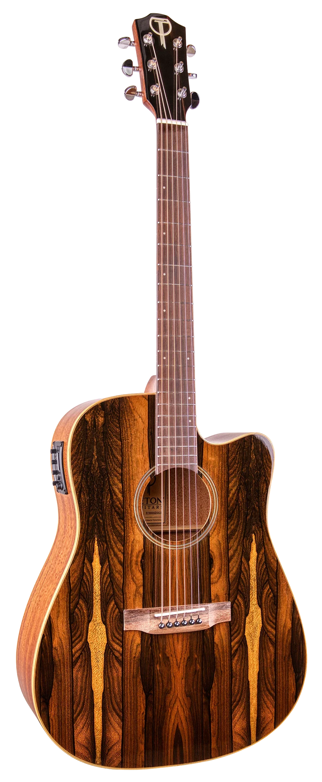 Teton Guitars STS000ZIGCE Ziricote Hybrid Top Acoustic Guitar