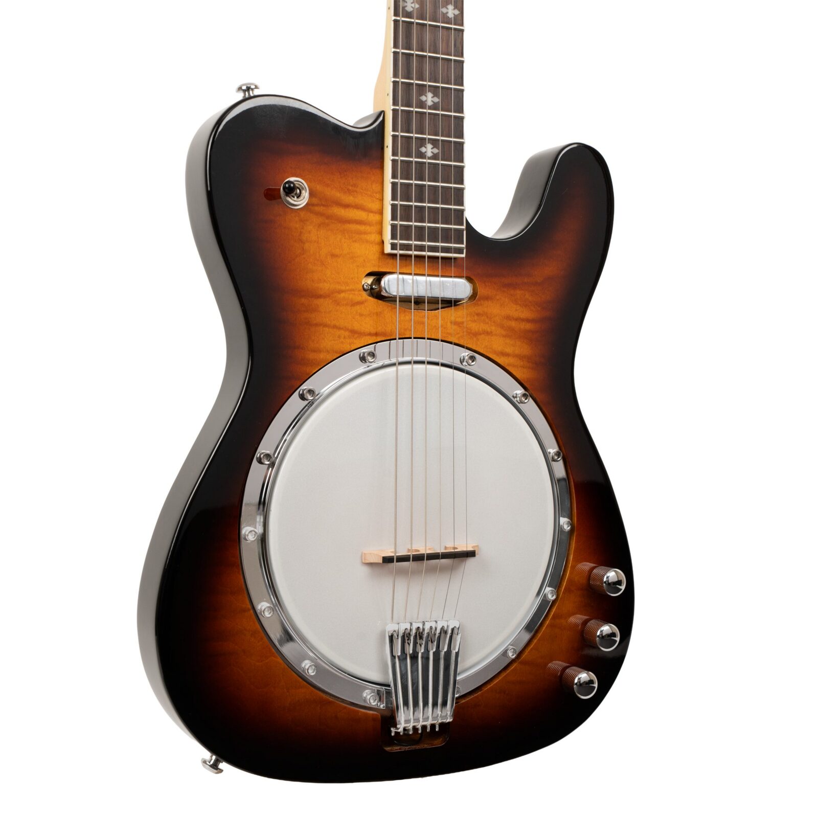 ES-Banjitar: Electric Banjitar with Hard Case - Image 2