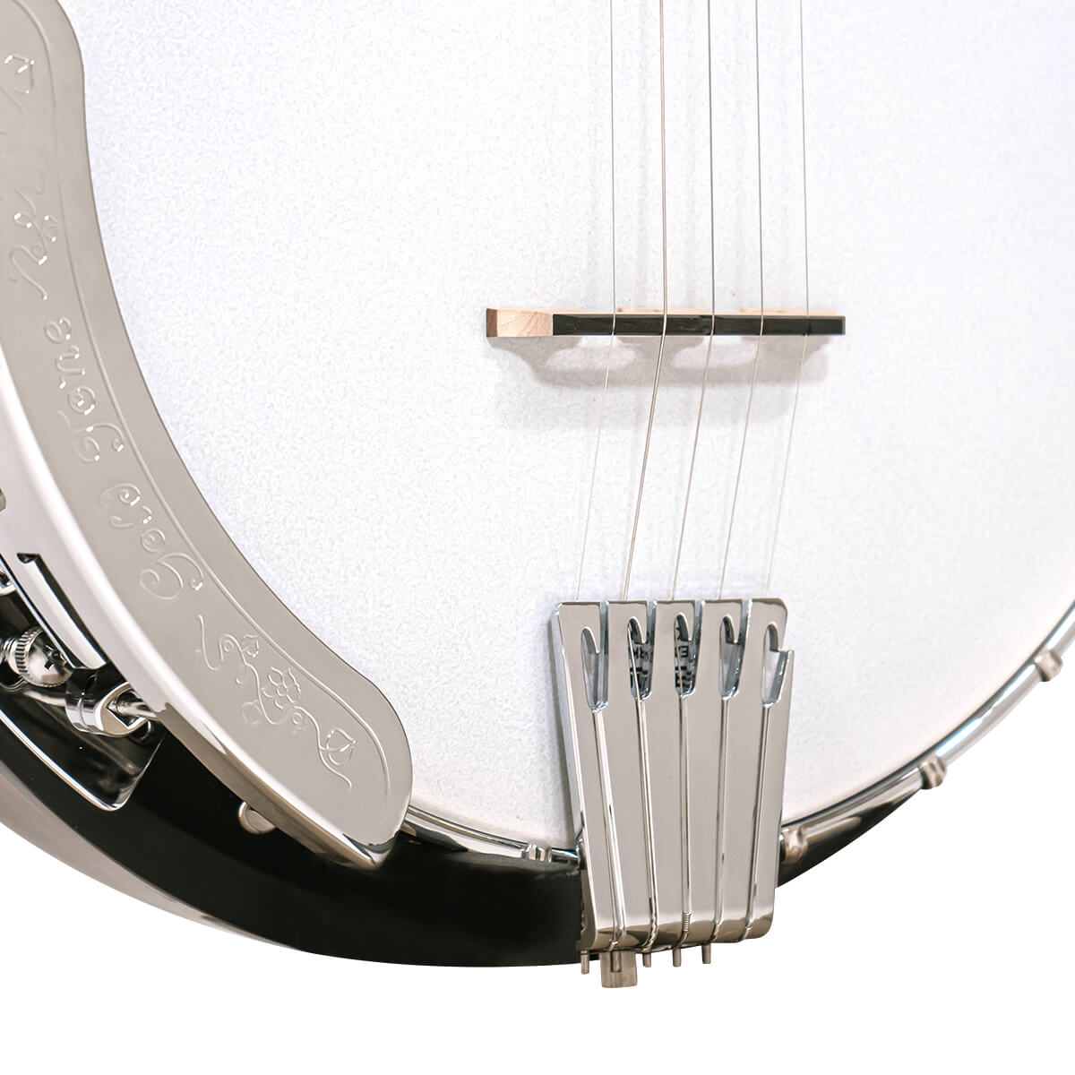 CC-100R+/L: Lefty Cripple Creek Resonator Banjo Upgraded with Pickup and Bag - Image 3