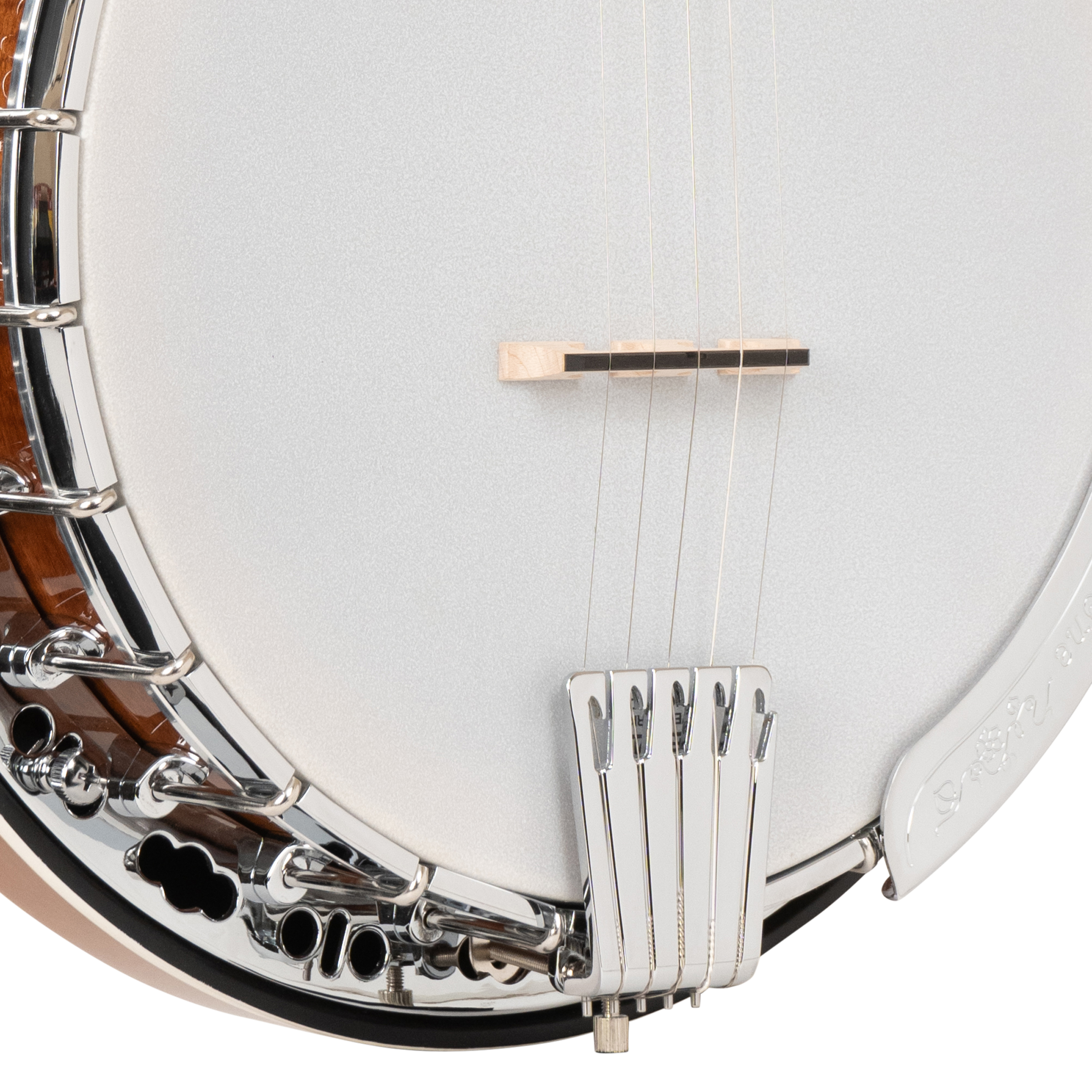 BG-150F/L: Lefty Bluegrass Banjo with Flange and Bag - Image 3