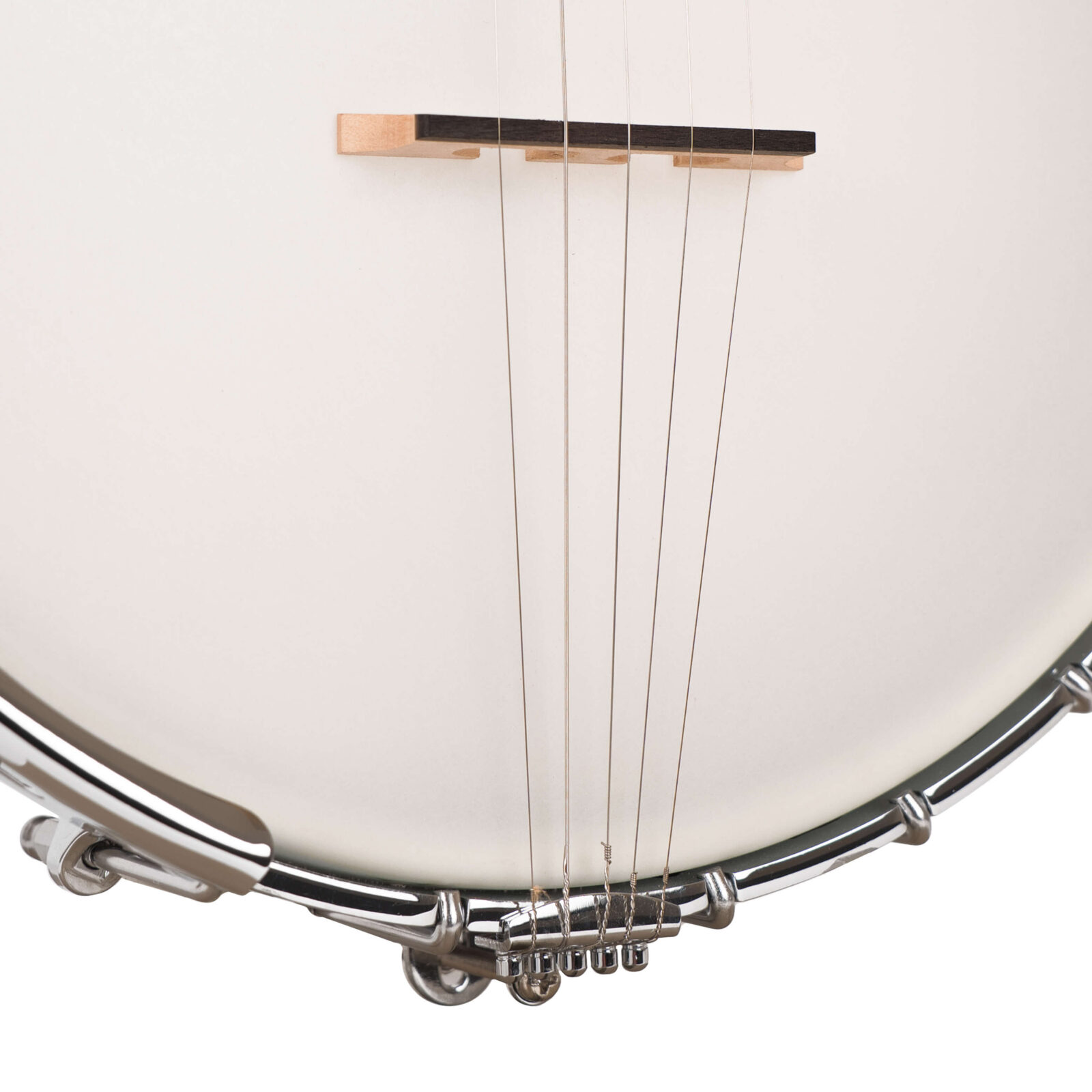 WL-250/L: Lefty White Ladye Banjo with Case - Image 3