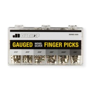 Dunlop Nickel Silver Finger Pick Assortment - 120 Picks