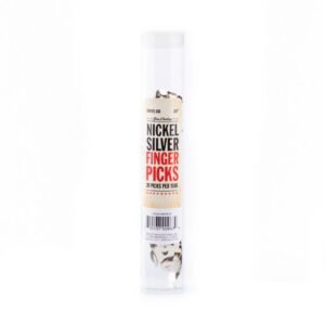 Dunlop Nickel Silver Finger Picks - .015 Inch - Tube Of 20 Picks