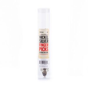 Dunlop Nickel Silver Finger Picks - .018 Inch - Tube Of 20 Picks