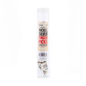 Dunlop Nickel Silver Finger Picks - .0225 Inch - Tube Of 20 Picks