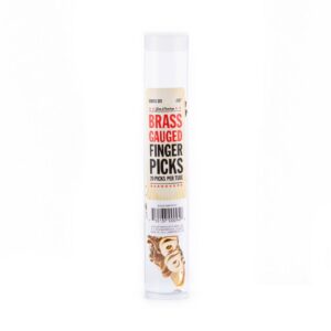 Dunlop Brass Finger Picks - .018 Inch - Tube Of 20 Picks
