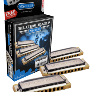Hohner Blues Harp Harmoinca Set, Keys Of C, A, & G