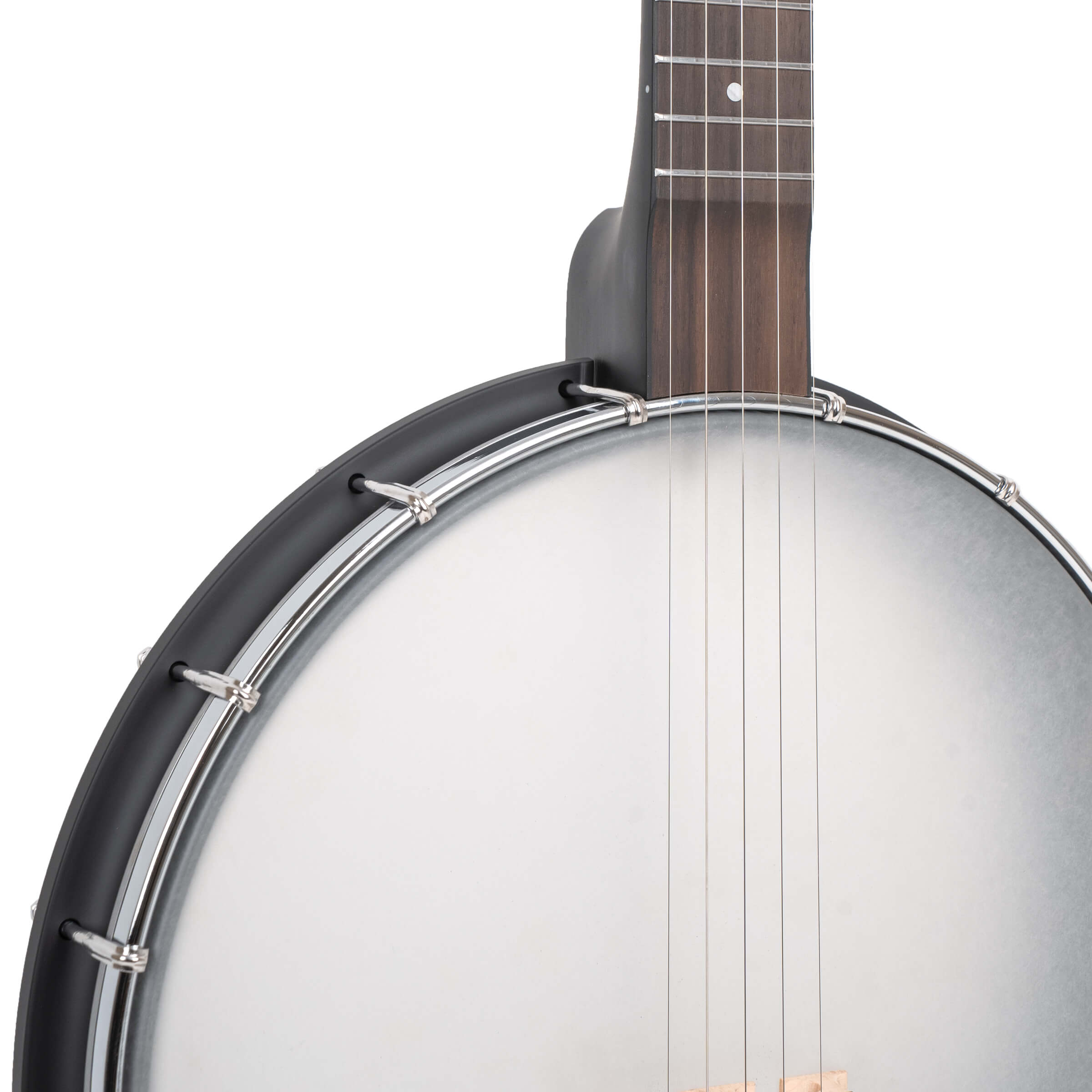 AC-12: 12" Acoustic Composite 5-String Openback Banjo with Gig Bag - Image 4