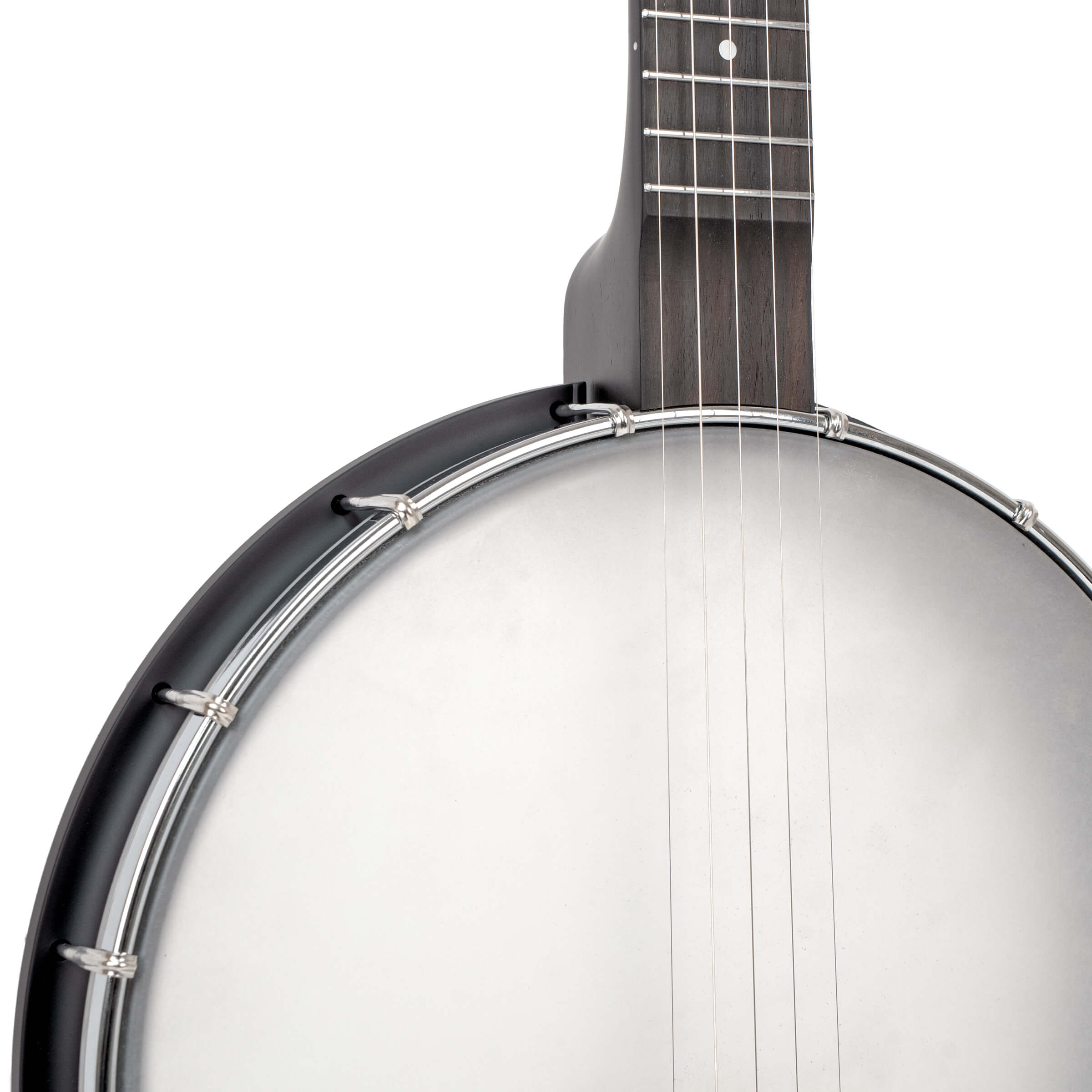 AC-12A: 12" A-Scale Acoustic Composite 5-String Openback Banjo with Gig Bag - Image 4