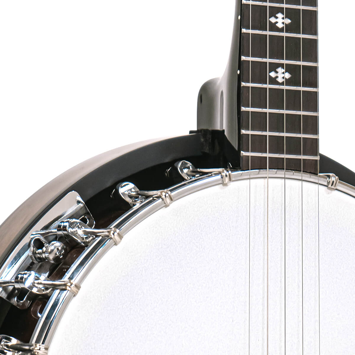 CC-100R+/L: Lefty Cripple Creek Resonator Banjo Upgraded with Pickup and Bag - Image 4