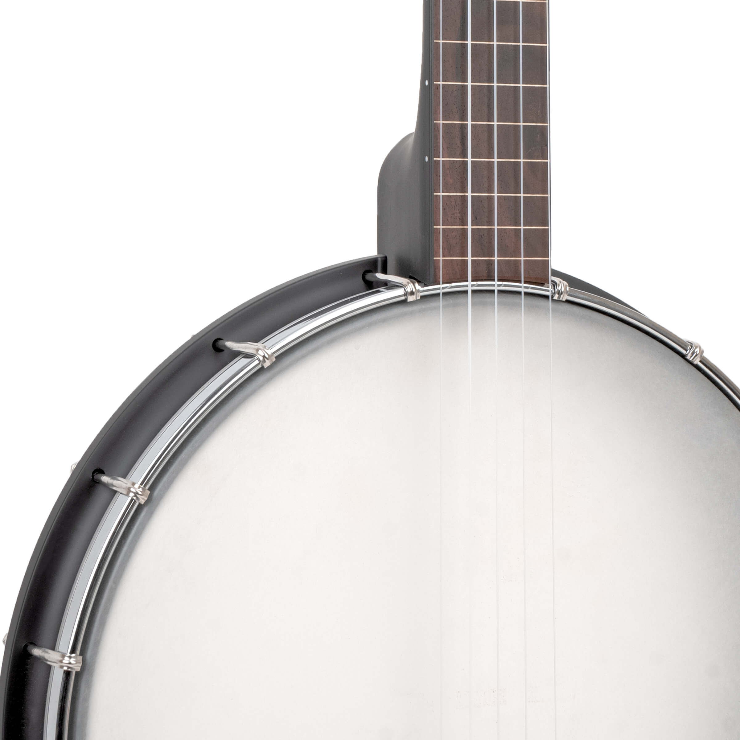 AC-12FL: 12" Fretless Acoustic Composite 5-String Openback Banjo with Gig Bag - Image 4